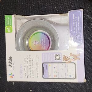 ECLIPSE  wifi audio monitor and soother with night light  and Bluetooth speaker